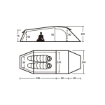 ПАЛАТКА NATUREHIKE OPALUS NH20ZP001
