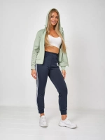 костюм спортивный с капюшоном Adidas на молнии брючной