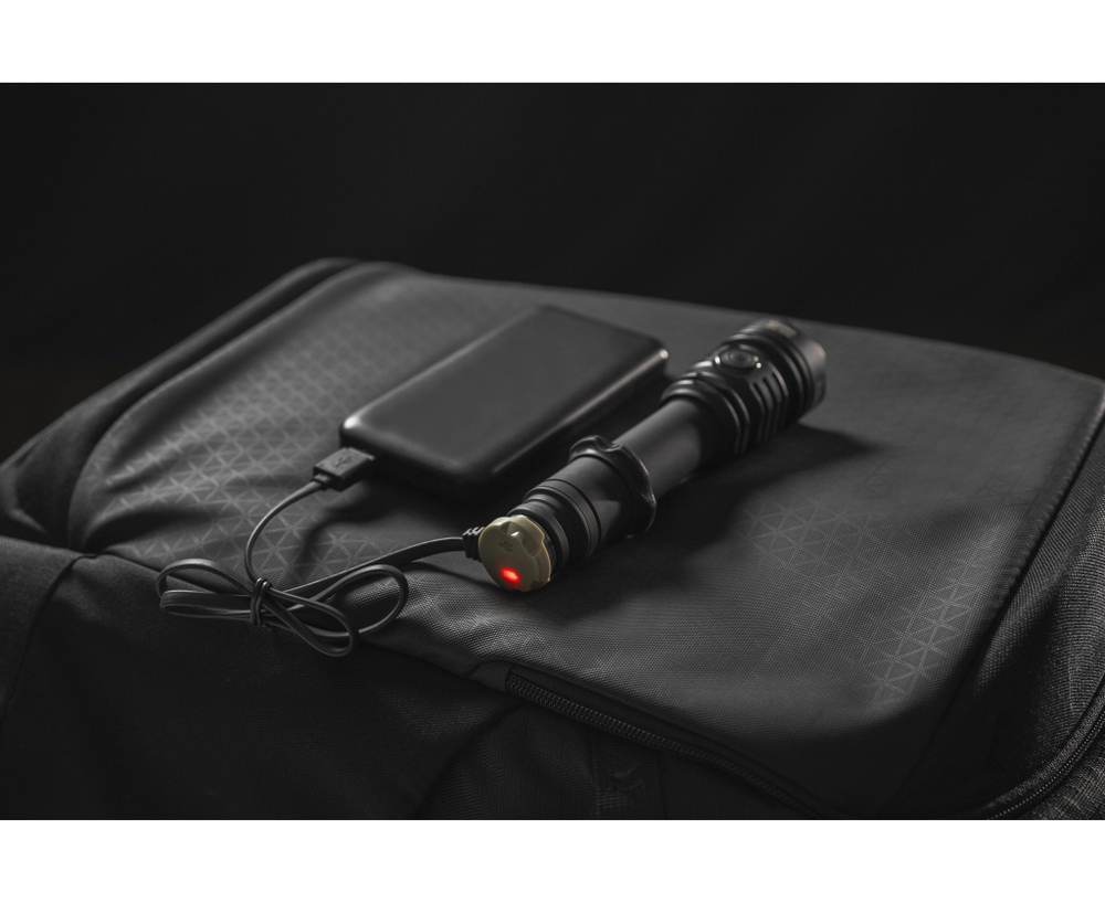 Фонарь светодиодный тактический Armytek Predator Pro Max, 3000 лм, холодный свет, аккумулятор