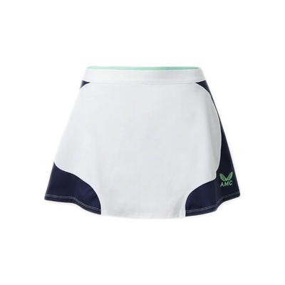 Женская теннисная юбка Castore AMC Playing Skirt Women - White, Dark Blue