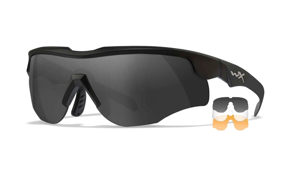 Очки Wiley X WX Rogue Comm (Frame: Matte Black, Lens: Clear + Grey + Rust)