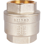 ROMMER Обратный клапан 1 1/2" пружинный муфтовый с пластиковым седлом