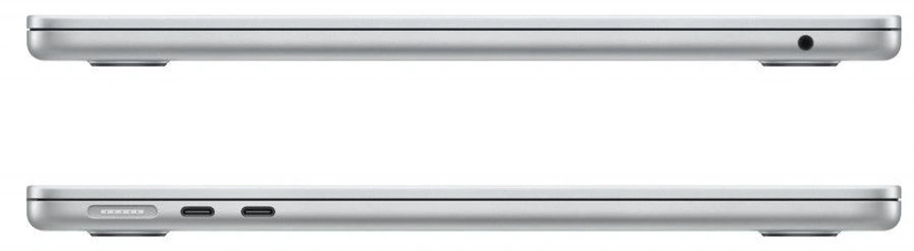 Ноутбук Apple MacBook Air A2681 M2 8 core 16Gb SSD256Gb/8 core GPU 13.6" Retina (2560x1664) macOS silver WiFi BT Cam (MC7V4ZA/A)
