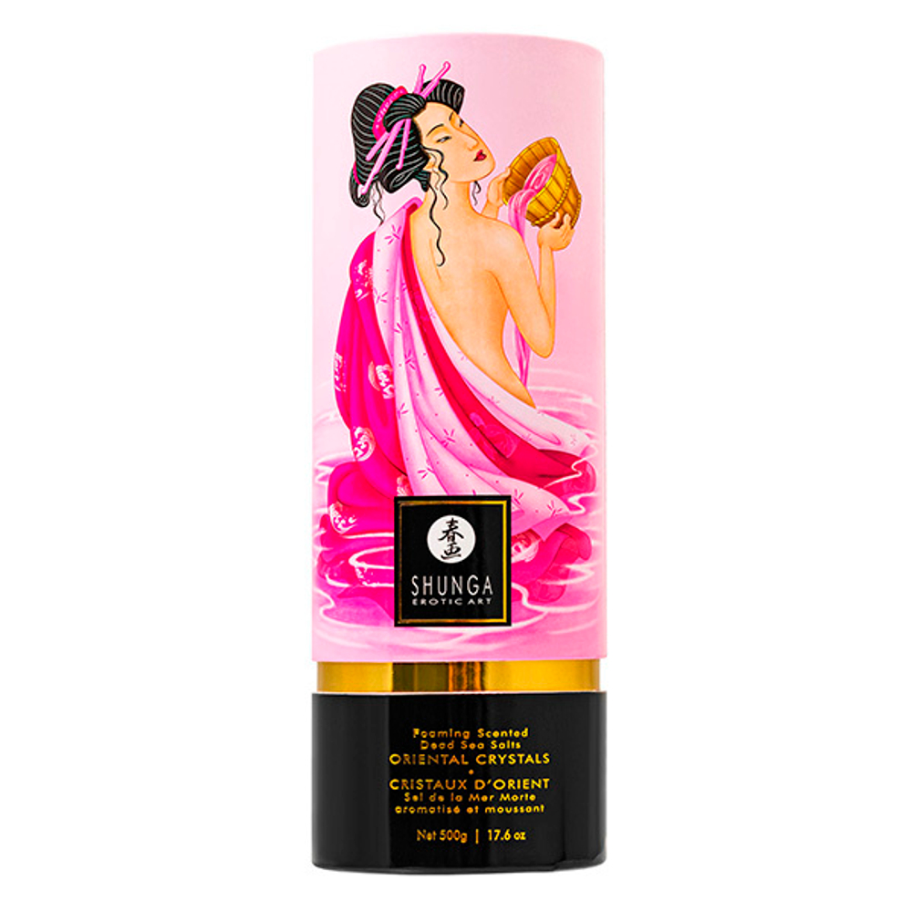 Соль Мёртвого моря для ванны Афродизия Shunga Oriental Crystals 500г