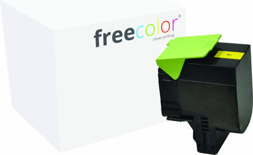 Картридж тонерный желтый 1 шт Clover Germany GmbH Freecolor CX410Y-HY-FRC