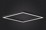 Светильник LED подвесной Ромбовидный LP85-ROMBI-1100 112Вт 3000К черный 1879х1085х80мм DIOLUM