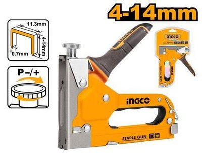 Степлер механический 11.3х0,7х4-14мм INGCO HSG14018