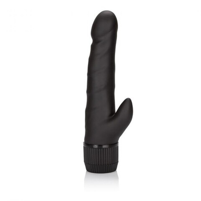 Вибромассажер с клиторальной стимуляцией Black Velvet Clit Arouser (Цвет: черный)