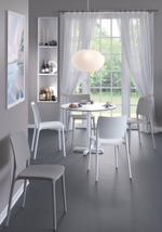 Стул пластиковый Papatya Joy-S, тортора