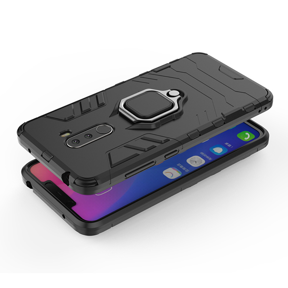 Противоударный чехол с кольцом Panther Case для Xiaomi POCO F1