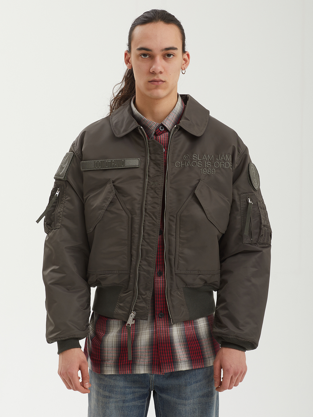 Мужской Бомбер Slam Jam X Alpha Industries Cwu-45