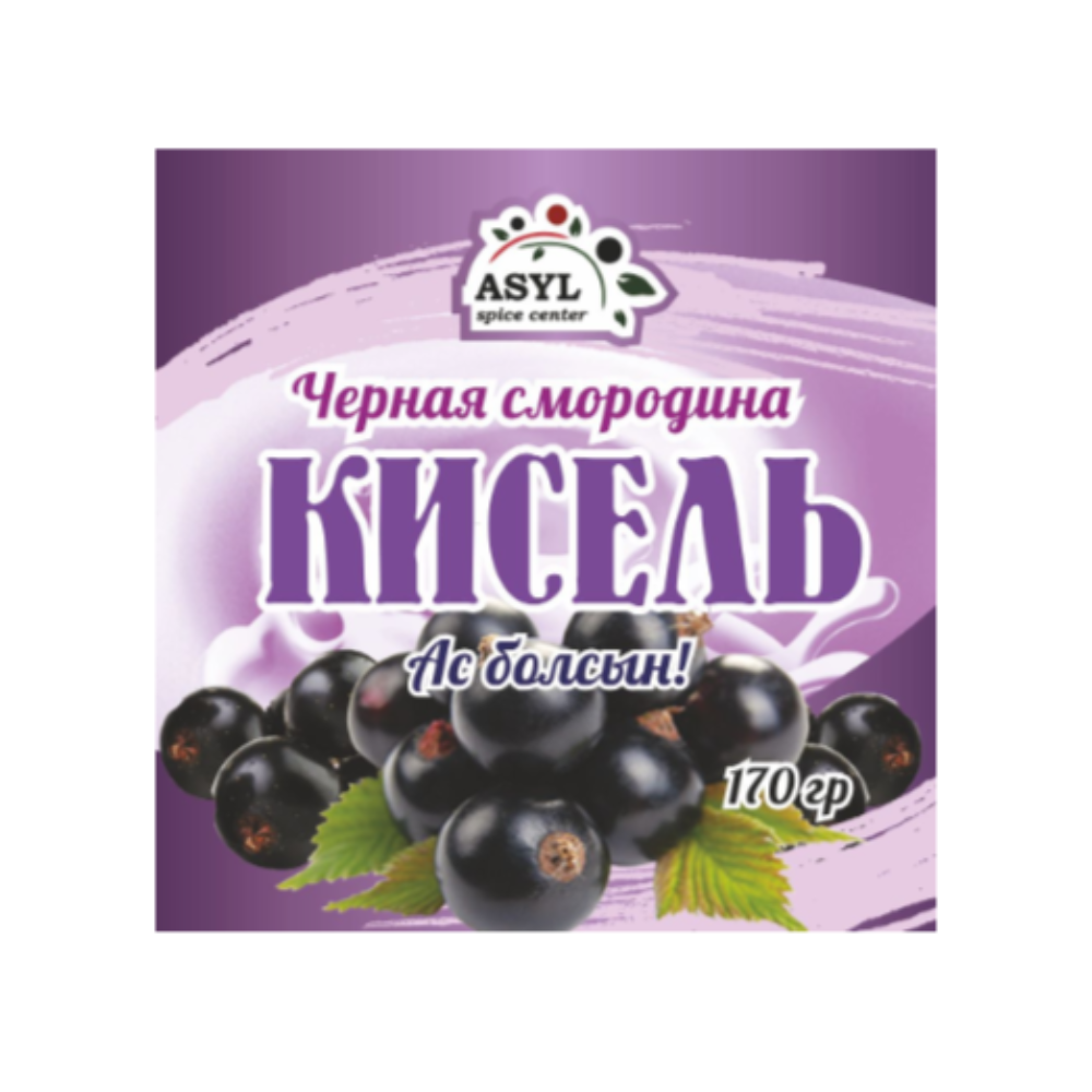 Кисель Asyl Черная смородина 170 гр