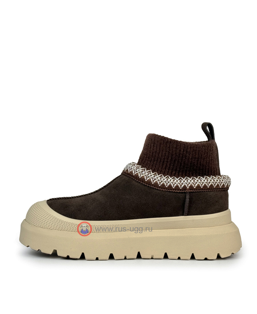 UGG TAZZ KNIT HYBRID Chocolate