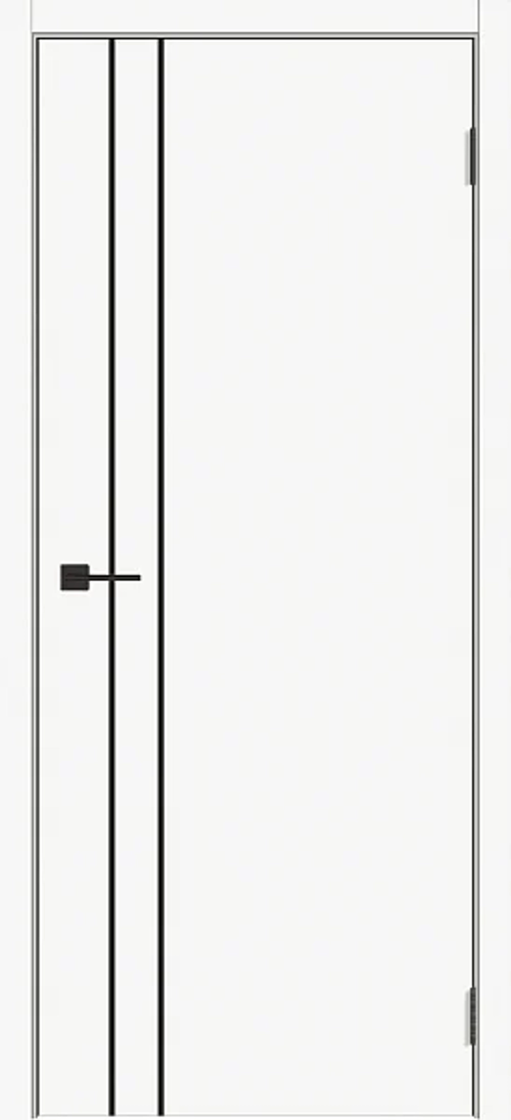 444 — Белый ЭВО ПЭТ, 2000х800, Глухая (ДГ)