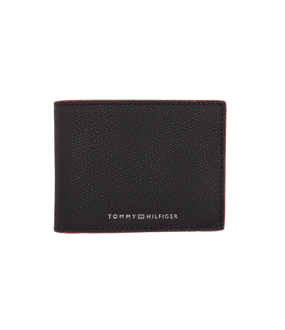Кожаный кошелек TH STRUC MINI CC Tommy Hilfiger - черный(AM0AM11607)