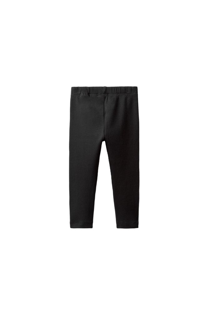 ZARA ЛЕГИНСЫ В РУБЧИК, ЧЕРНЫЙ