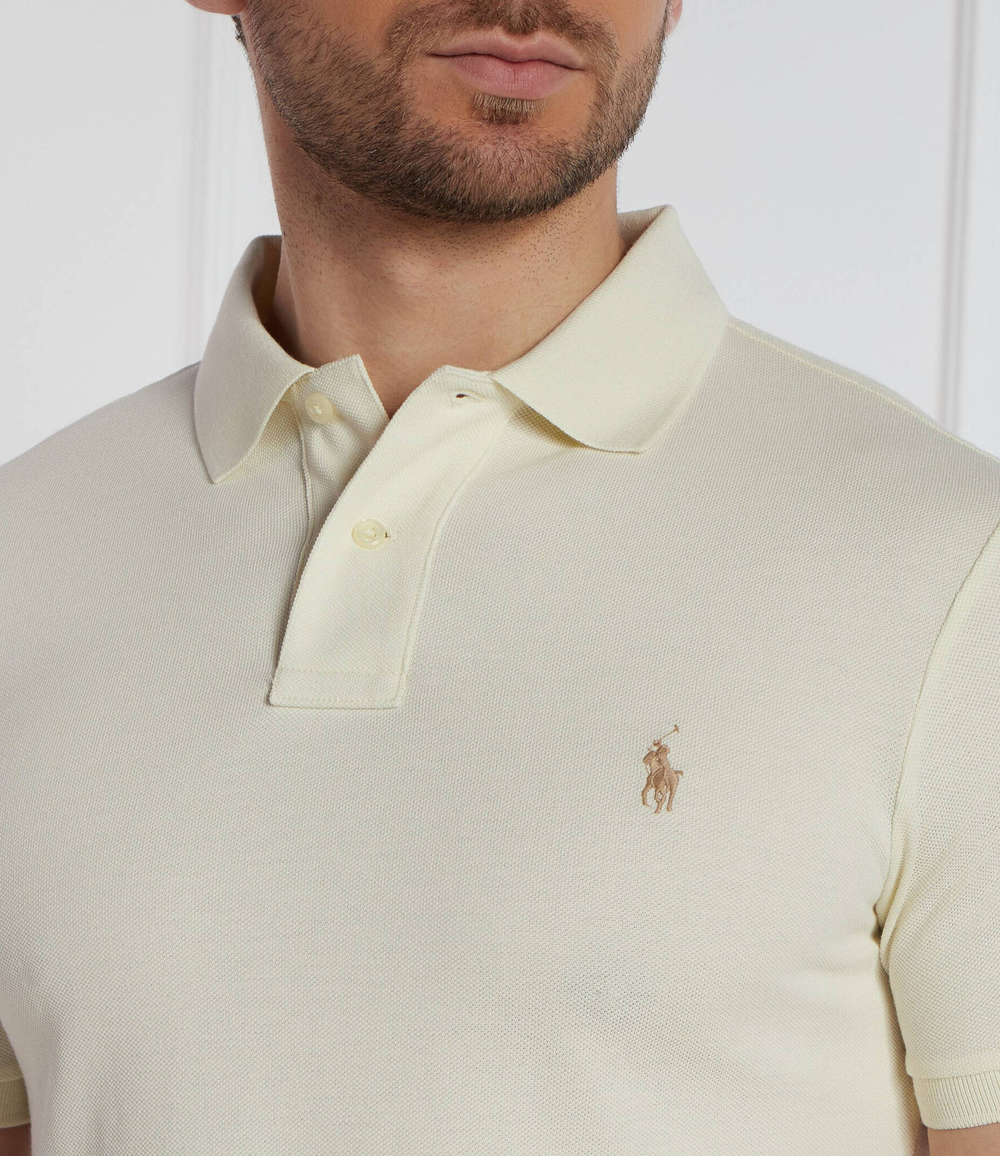 Поло POLO RALPH LAUREN - кремовый(710536856)