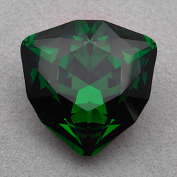 Триллиант Swarovski 4706, цвет Мшисто-зеленый (Dark Moss Green F)