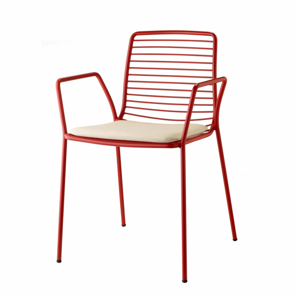 Кресло металлическое Scab Design Summer, красный