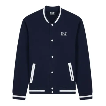 Мужская теннисная кофта EA7 Jersey Sweatshirt - armani blue