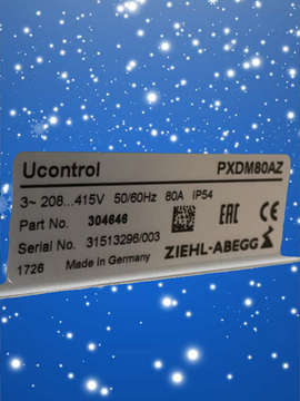 Регуляторы Ucontrol Ziehl-Abegg pxdm80AZ