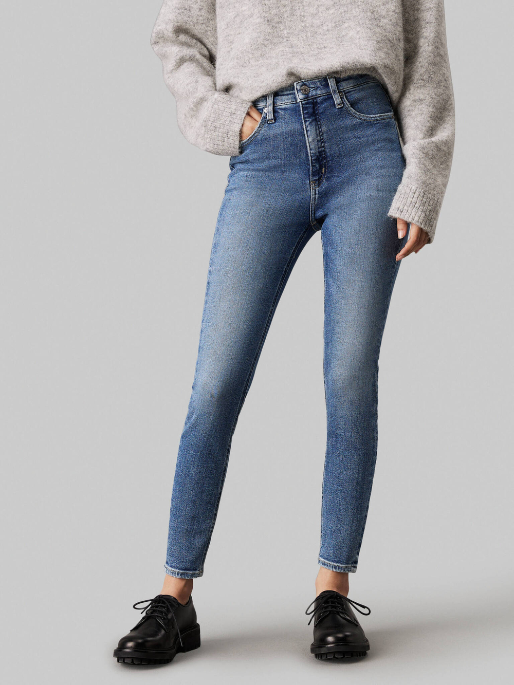 Джинсы CALVIN KLEIN JEANS - голубой(J20J224029)