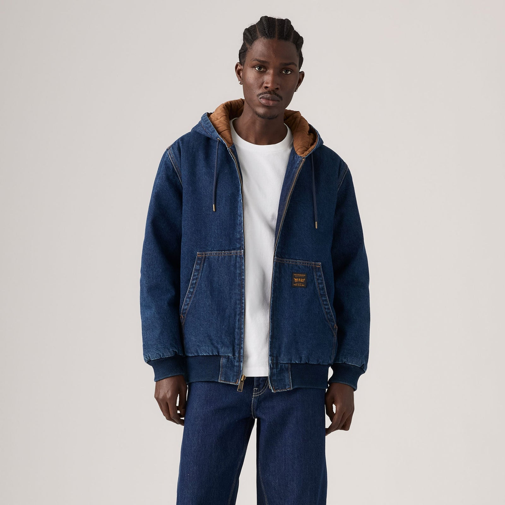 Куртка джинсовая утепленная мужская LEVI'S POTRERO DENIM HOODY