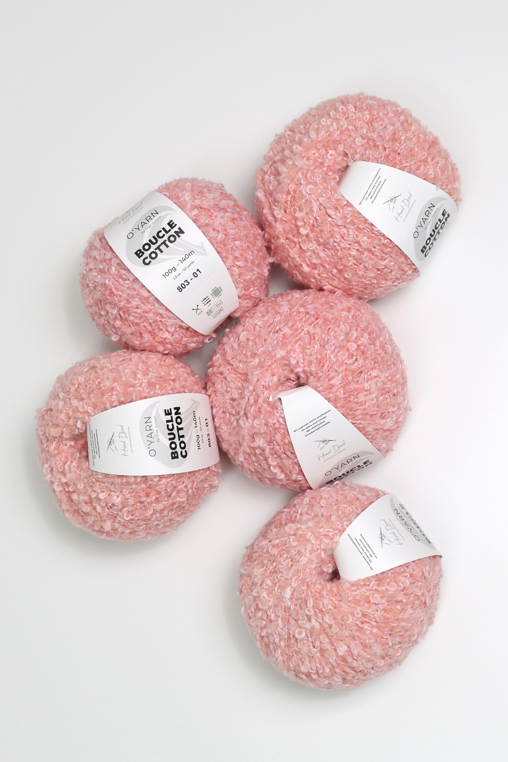 Пряжа O'Yarn BOUCLE COTTON, 100г