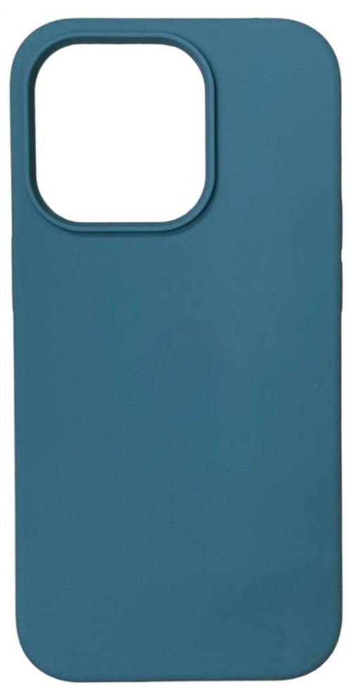 Чехол-накладка  i-Phone 14 Pro Max Silicone icase  №58 серо-зеленая