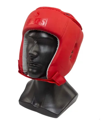 Шлем боксерский SOLTAS, открытый, красный, DX TOP SOFT MATT