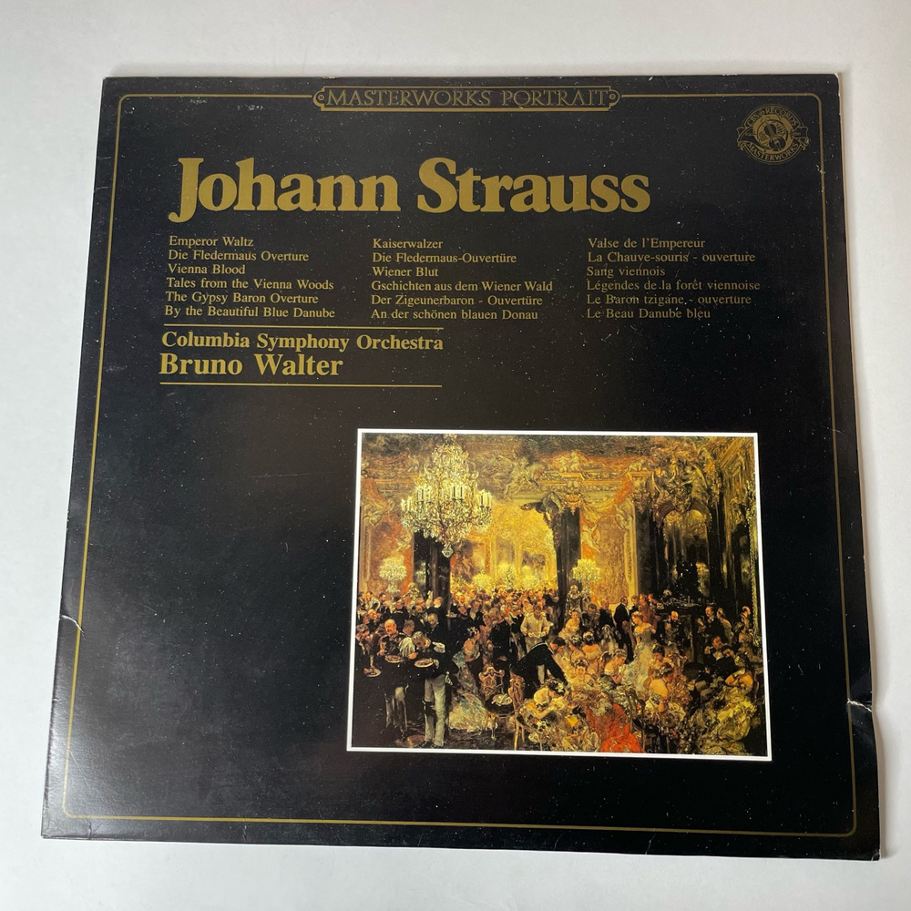 Винтажная виниловая пластинка LP Johann Strauss Jr. Иоганн Штраус, (Франция 1983)