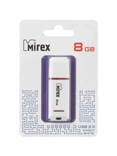 Память USB Flash 8 ГБ Knight 13600-FMUKWH08 WHITE