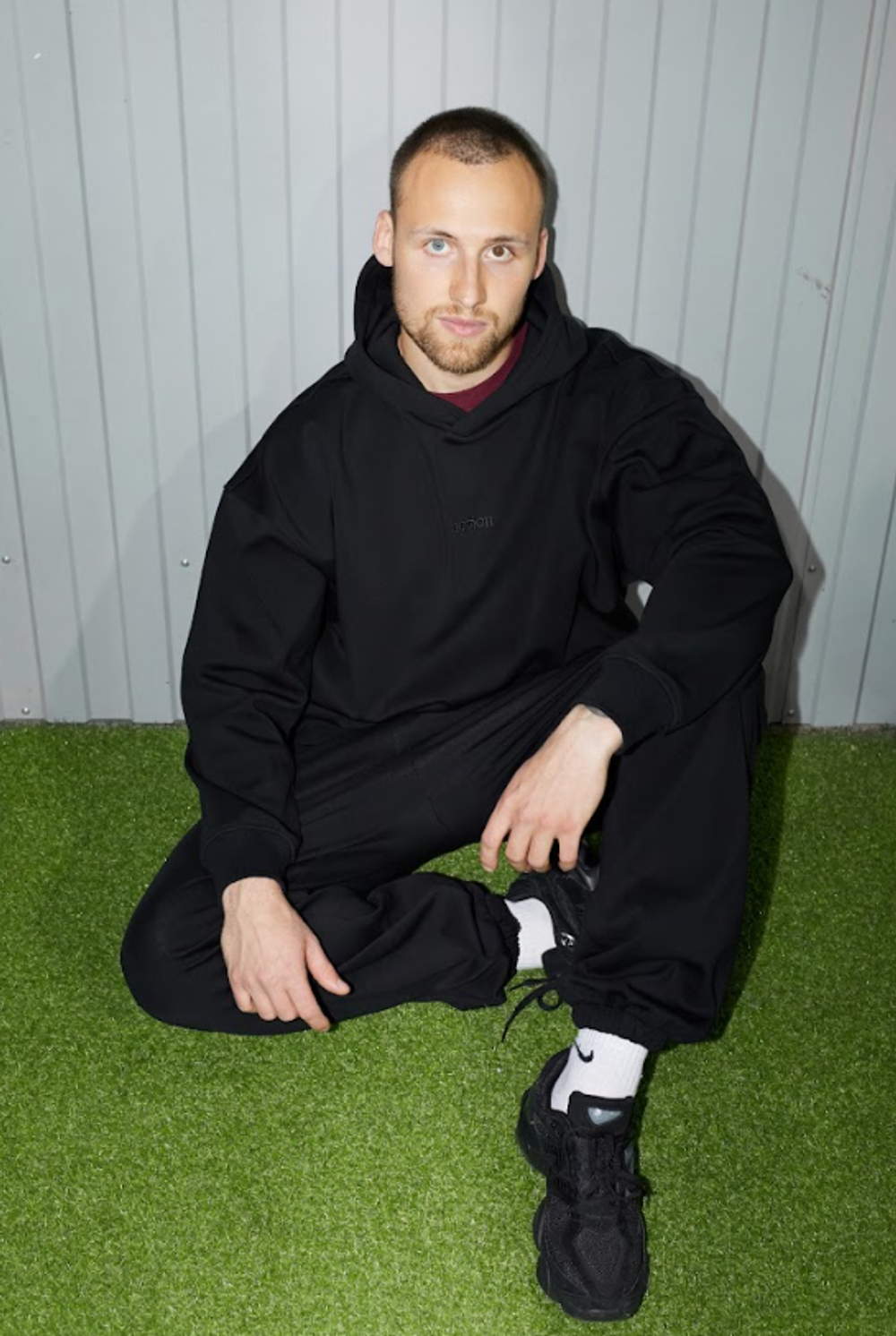Джоггеры "Black on black" черные