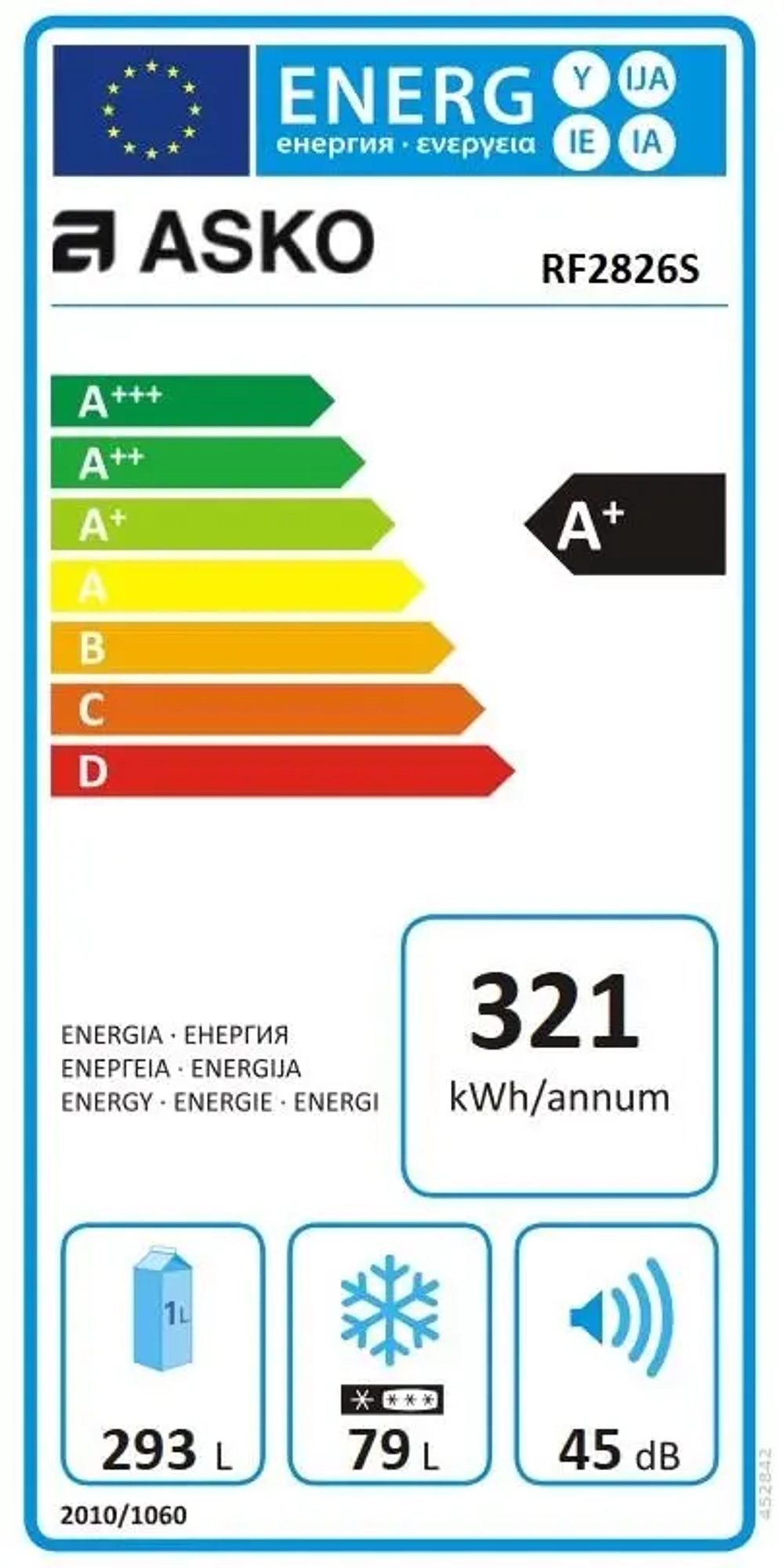 Встраиваемый холодильник Asko RF2826S фото 4