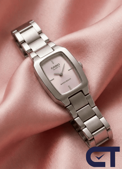 Casio LTP-1165A-4C — женские классические часы на стальном браслете