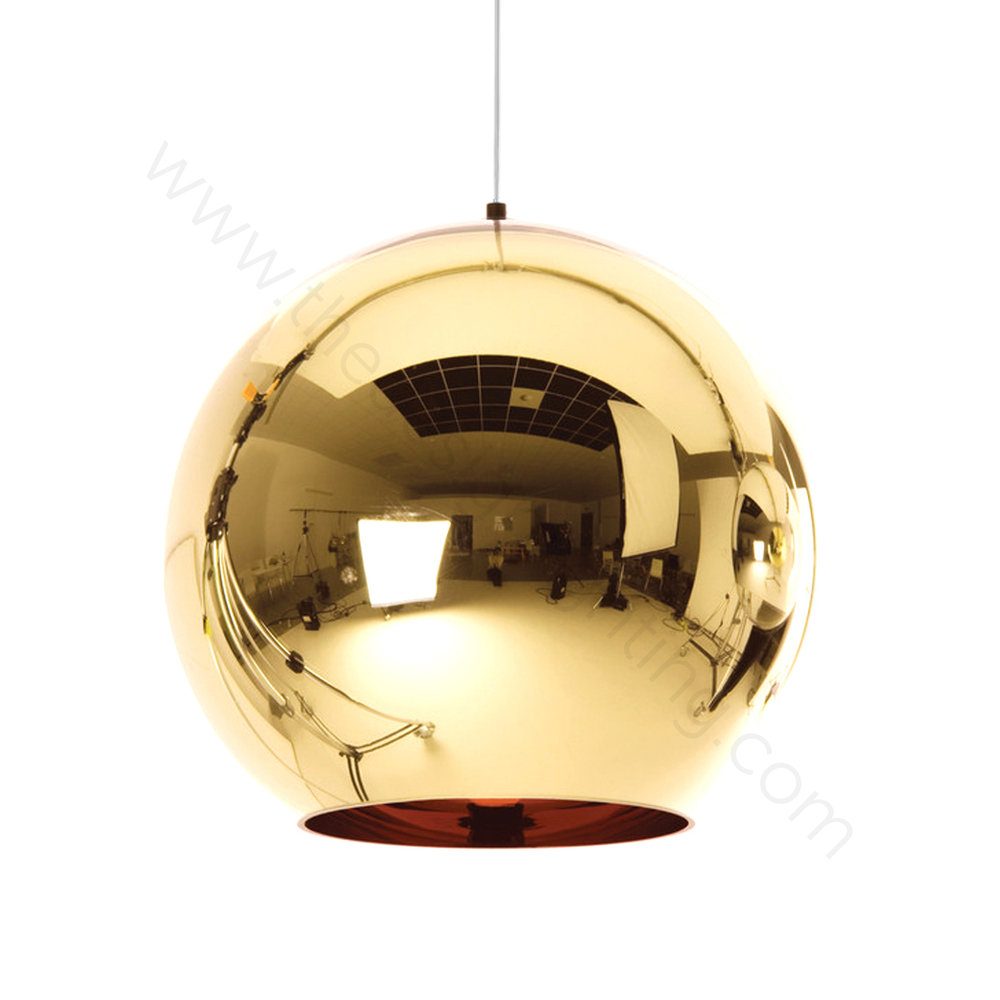 Pendant design lamp Copper Shade by Tom Dixon (Gold)