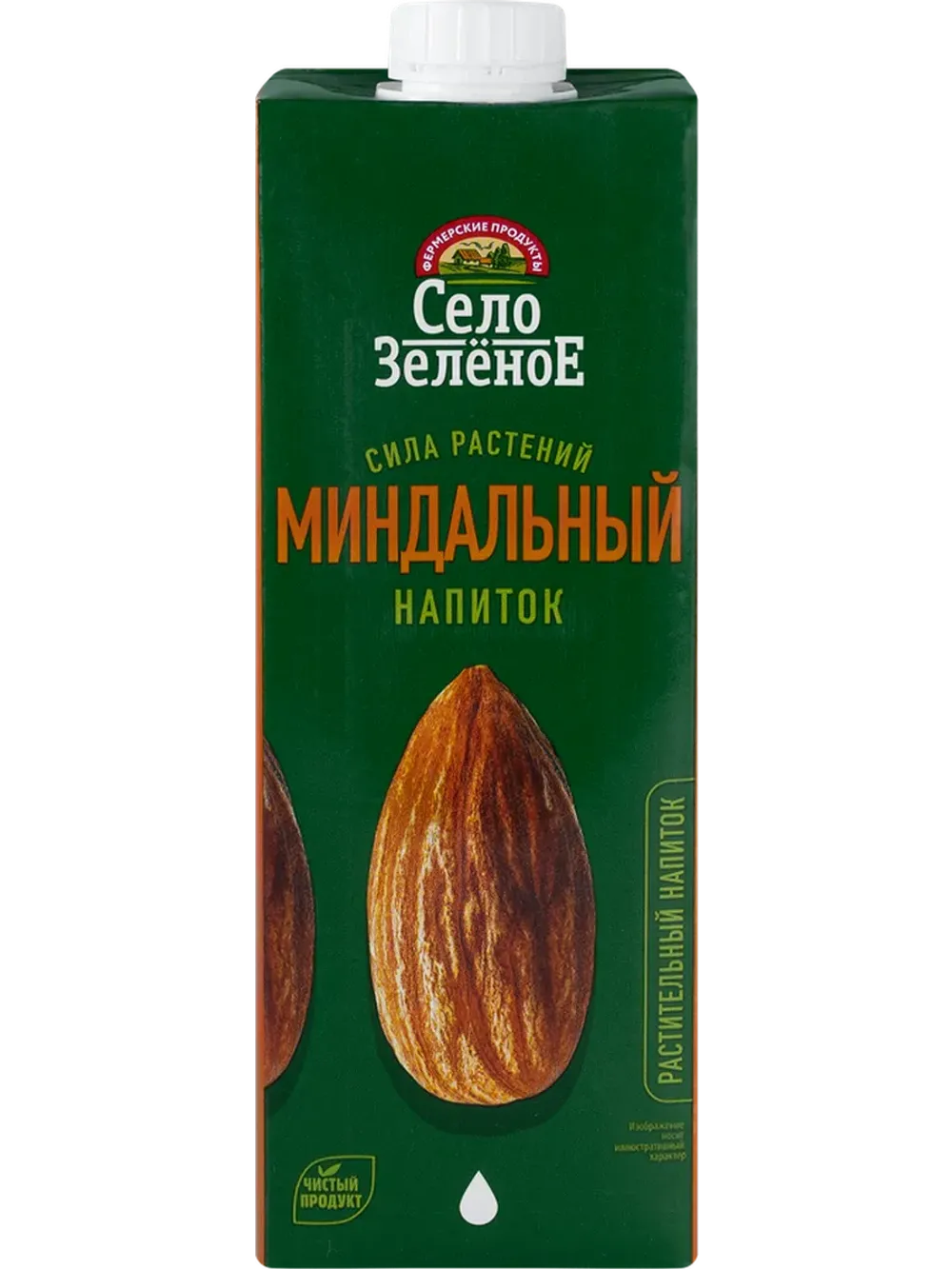 Напиток "Село Зеленое" миндальное 1,8% 1л