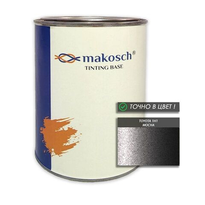 Автоэмаль makosch/TOYOTA 1H1, Базовая эмаль, серый, перламутр, 800мл.