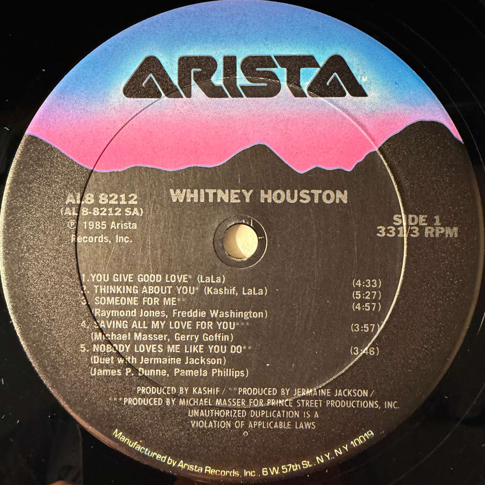 Whitney Houston – Whitney Houston (США 1985г.)