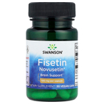 Swanson Vitamins, Fisetin Novusetin®, 100 мг, 30 веганских капсул