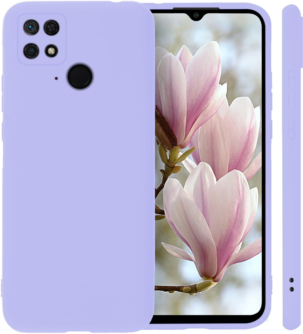 Мягкий Soft Touch чехол из силикона для XIAMI REDMI 10C с бархатной подкладкой