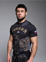 Футболка спортивная Россия с гербом флагом мма