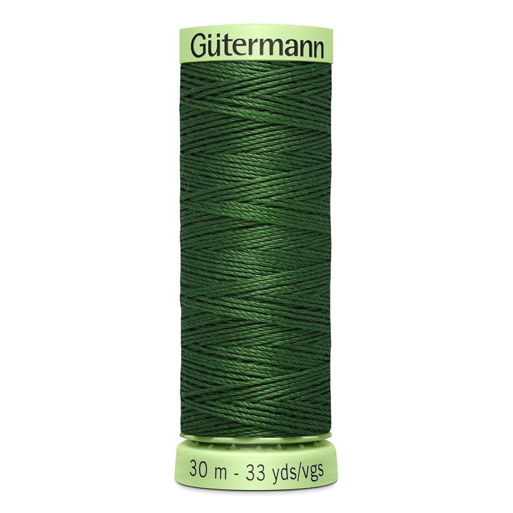 Нитки отделочные Gutermann Top Stitch 30 (30 метров), 5 кат. | 639 травяной