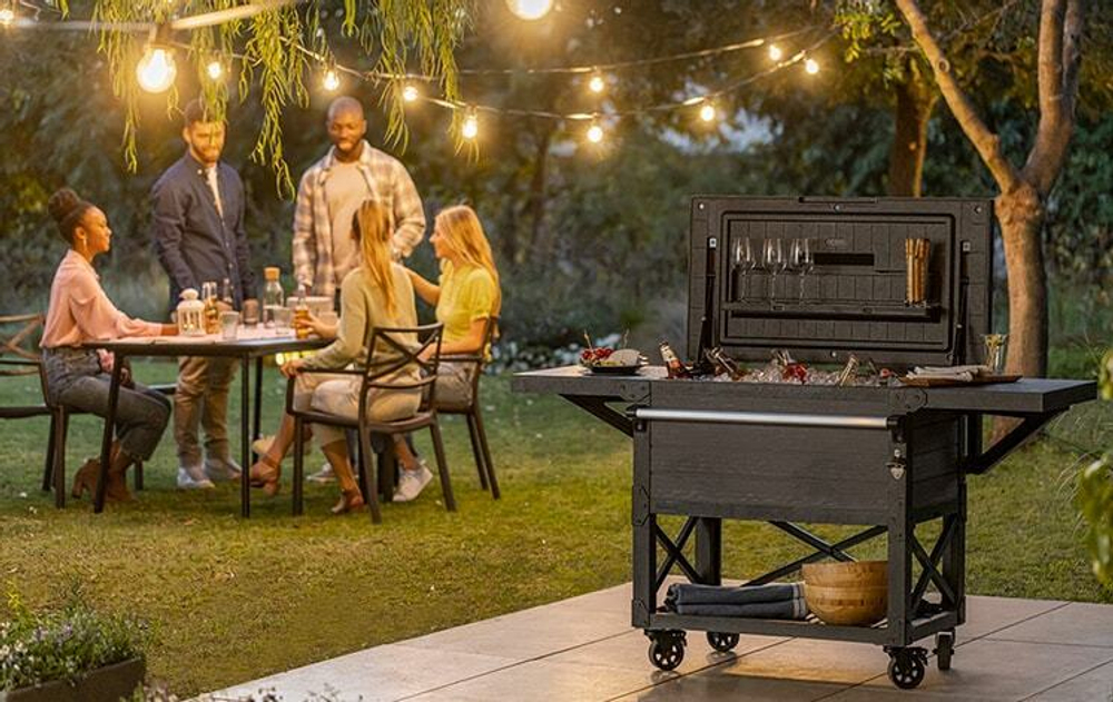 Стол бар - холодильник Keter Patio Cooler & Beverage Cart