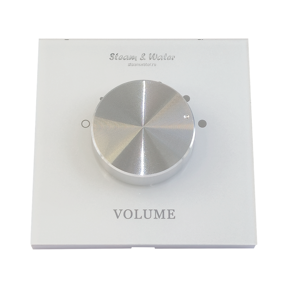 Настенный регулятор громкости звука настенный Steam&water SOUND CONTROL White 50 (Цвет черный, 5 уровней громкости, 4-8 Ом, 30W)