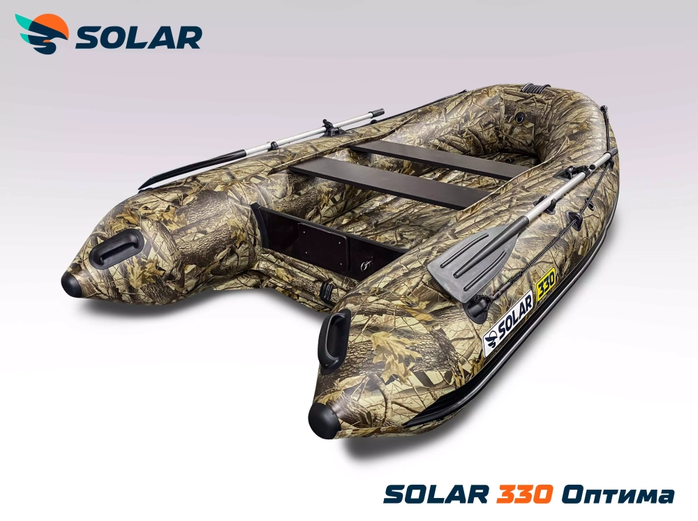 Лодка надувная моторная solar-330 к (оптима)