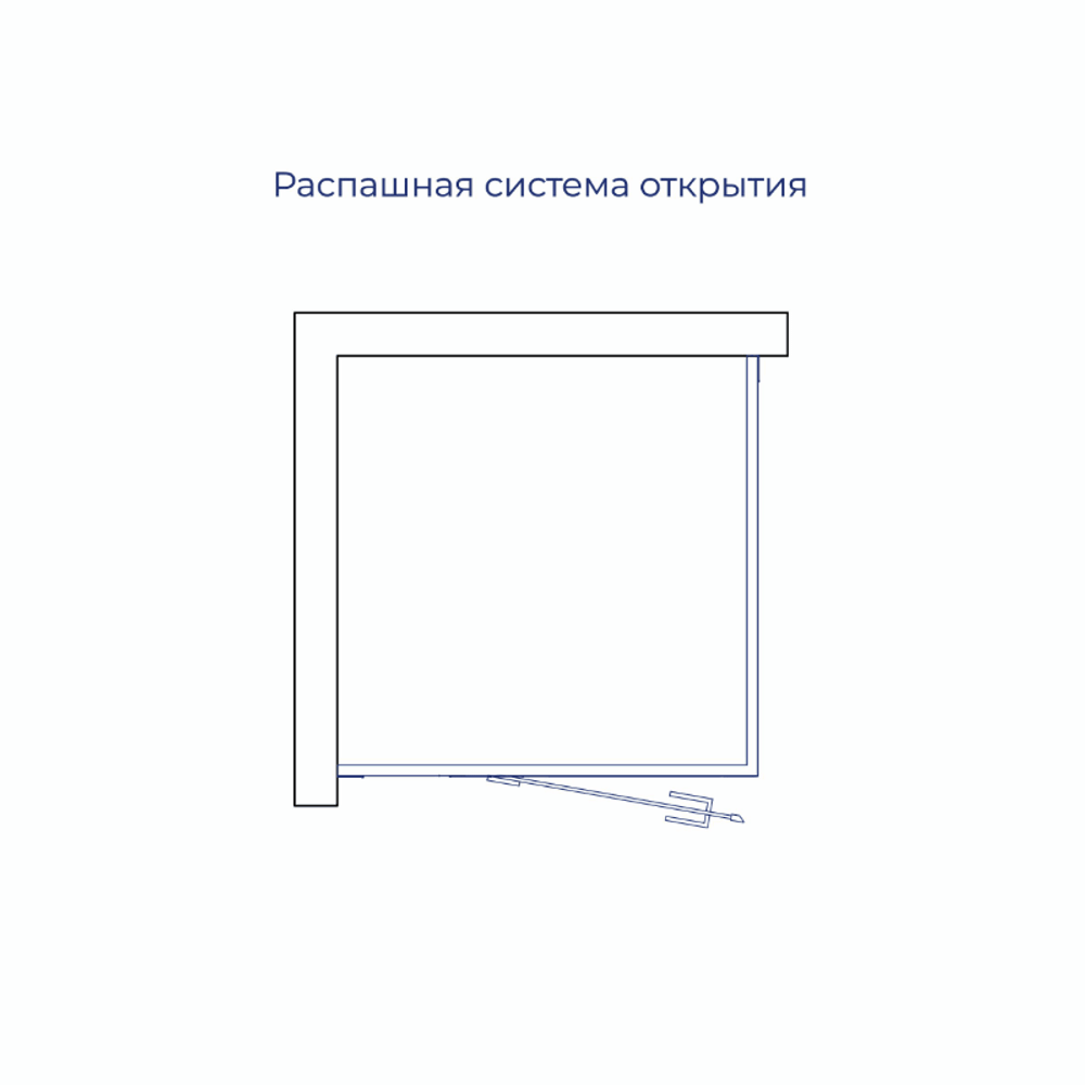 Душевой уголок RGW SV-030 (Матовое-Сатинат, 1000x1000)