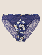 Трусики с кружевной отделкой и высоким вырезом на бедрах T81006431L - Marks & Spencer