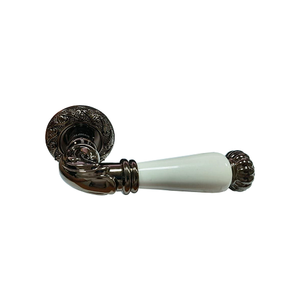 Ручка раздельная ALEMAR A8230-20 DAB/CREAM CERAMIC темная бронза/беж.керамика