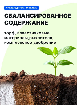 Грунт для рассады универсальный 10 л, Азбука Роста